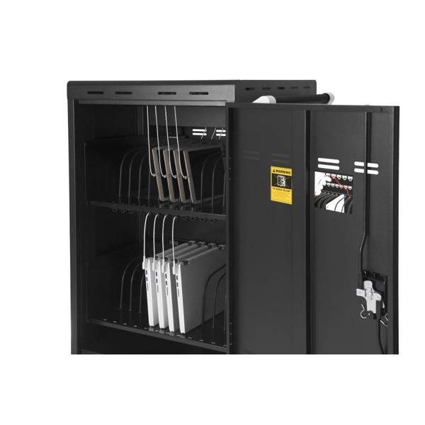 AVer 40AAA0D2ABA4 E24c 24 Slot Charging Cart (Black)