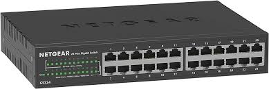 Netgear GS324-200EUS 24-Port Gigabit Ethernet Unmanaged Switch