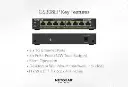 Netgear GS308EP-100EUS   8PT GE PoE+ Easy Smart Managed Plus Switch  (62W)